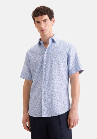 SEIDENSTICKER Regular fit Button Up Shirt in Blue: front