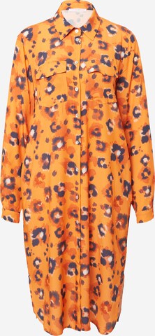 Frieda & Freddies NY Shirt Dress in Orange: front