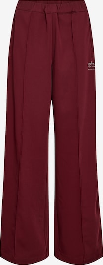 co'couture Housut 'Amina' koossa 40 värissä burgundin punainen / valkoinen, Tuotenäkymä