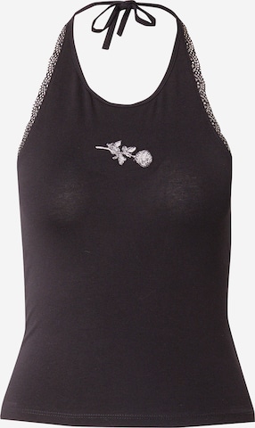 Top di Monki in nero: frontale