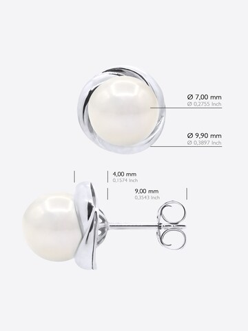 Ateliers Saint Germain Earrings 'ROCHEREAU' in White