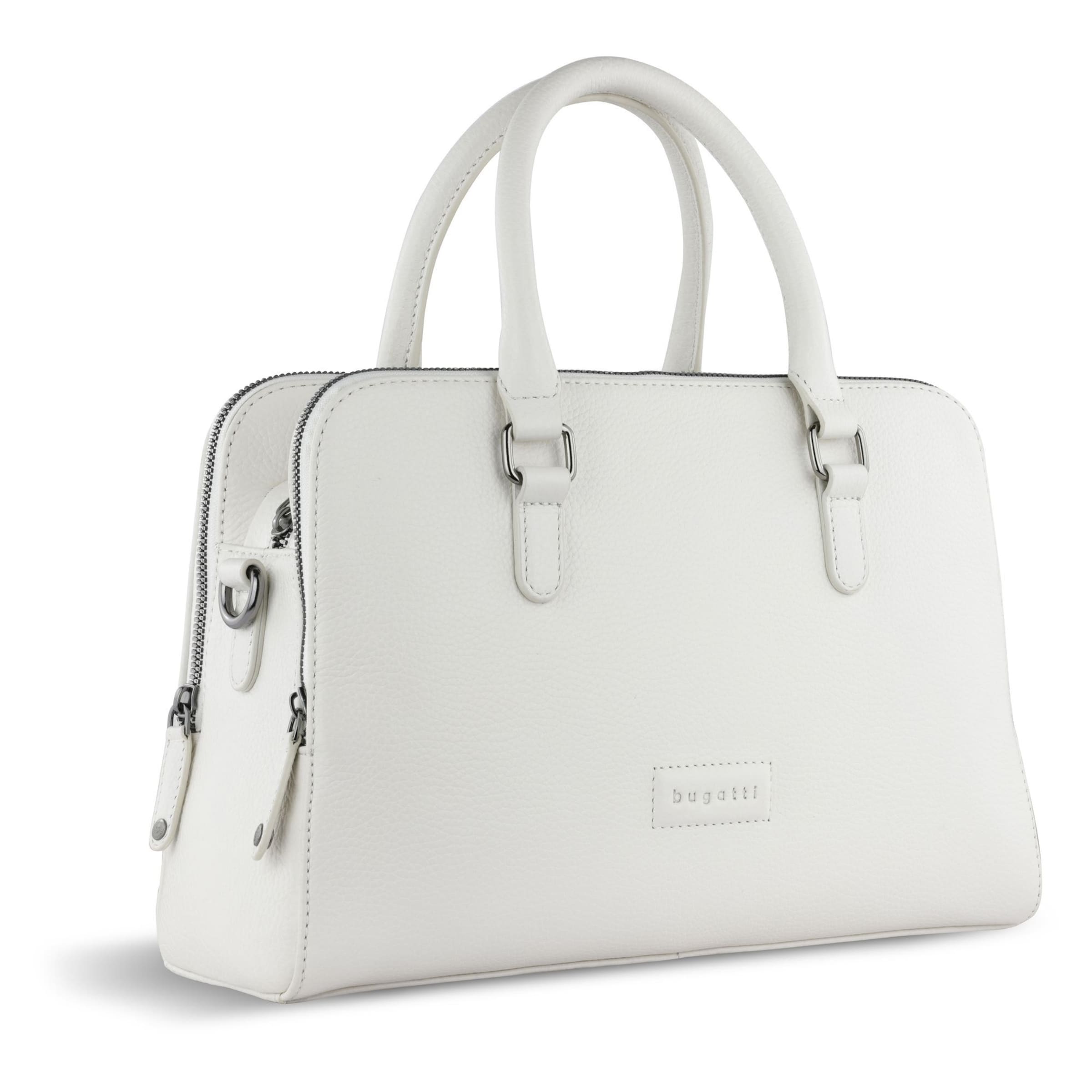 Borsa a mano 'Elsa' di bugatti in bianco