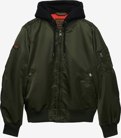 Superdry & Co Välikausitakki 'MA1' värissä kuusi / musta, Tuotenäkymä