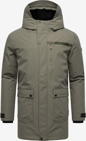 Cappotto invernale 'Netaan XX' di STONE HARBOUR in verde: frontale