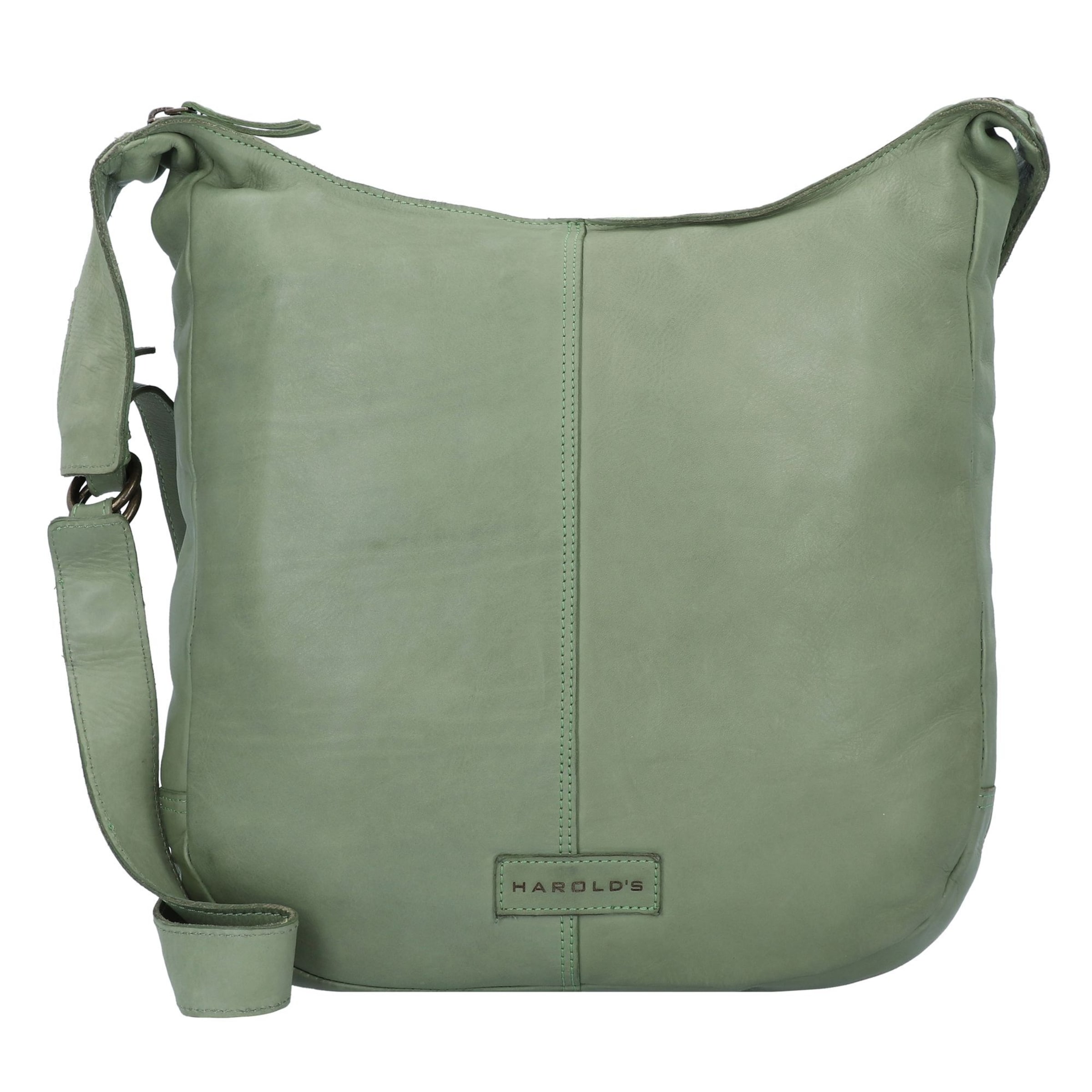 Harold's Umhängetasche 'Submarine' in Grün: Vorderseite