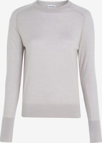 Calvin Klein Sweater in White: front