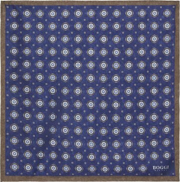 Boggi Milano Pocket Square in Blue: front