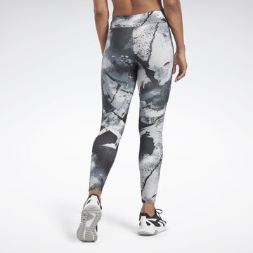 Reebok Skinny Sporthose in Grau