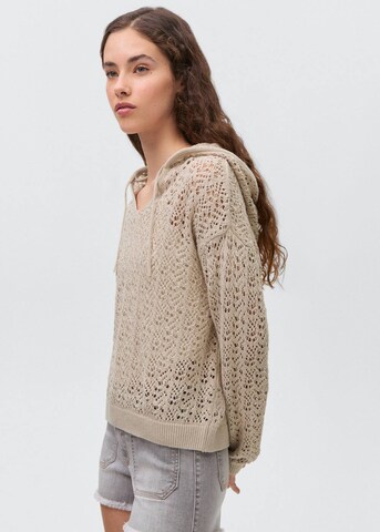 MANGO TEEN Sweater in Beige: front