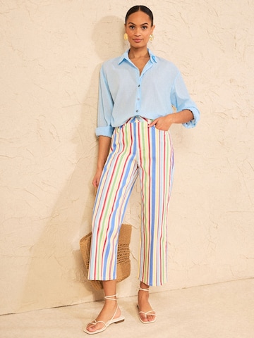 love & roses Loosefit Jeans i blå