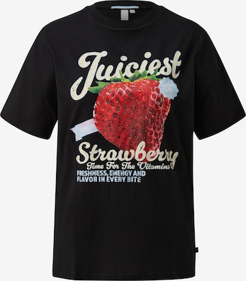 QS Shirt in Black: front