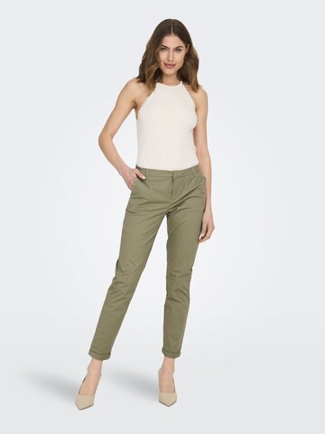 Regular Pantalon chino ONLY en vert