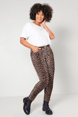 Coupe slim Pantalon Angel of Style en beige