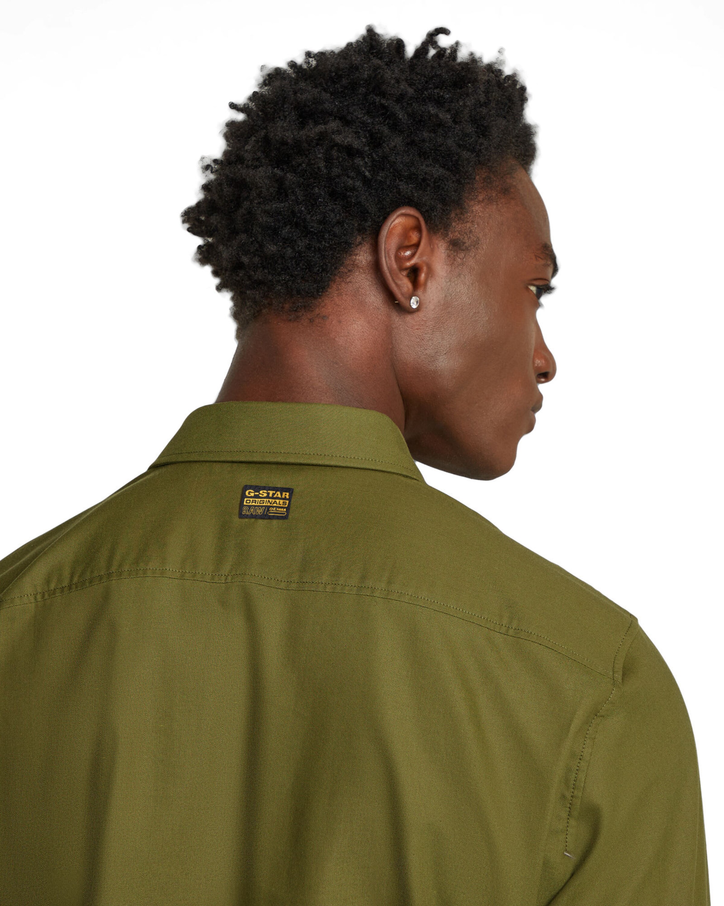 G-STAR Regular fit Overhemd 'Marine' in Groen