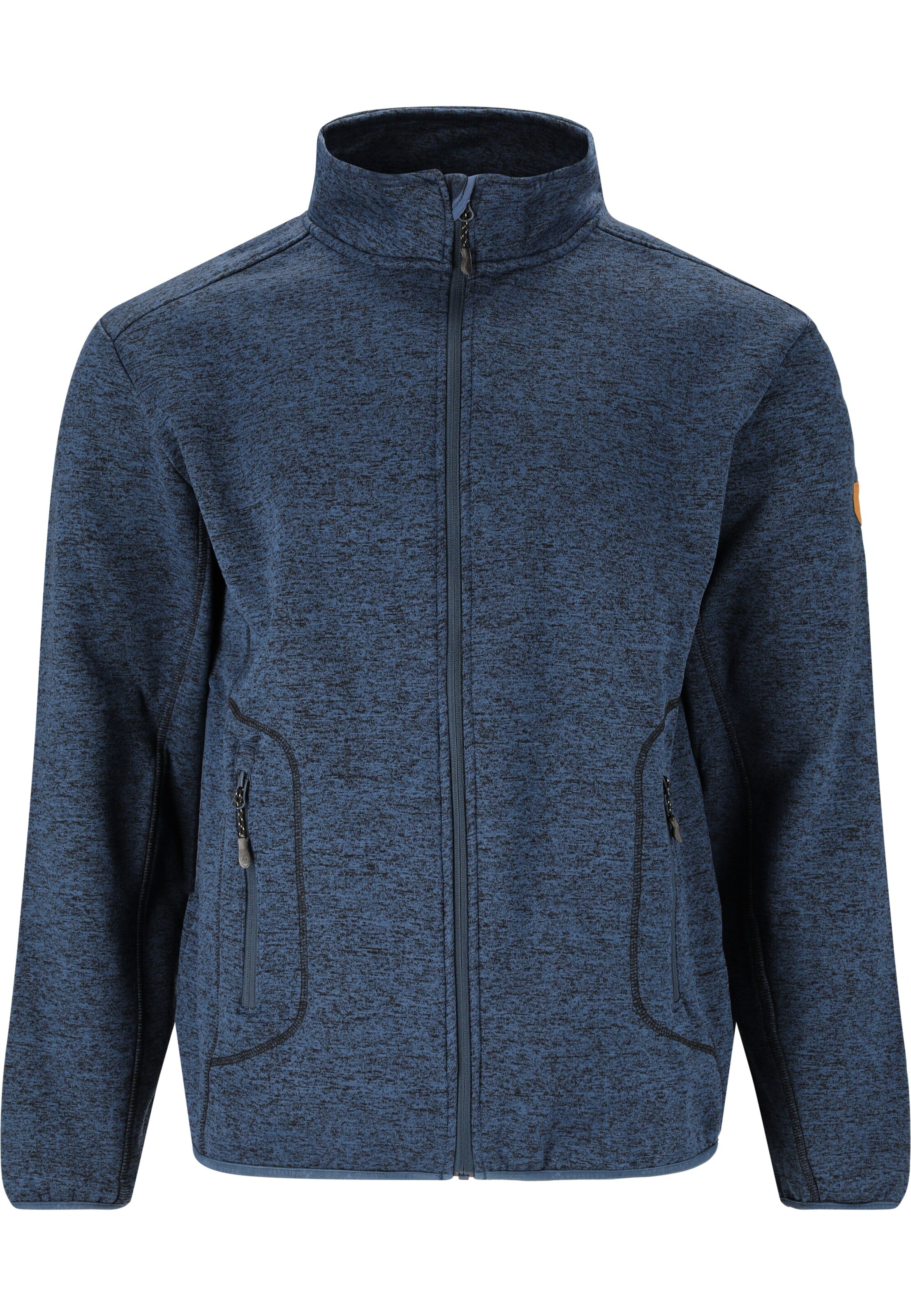 Whistler Athletic fleece jacket 'Samton' in Blue: front