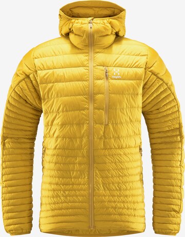Haglöfs Performance Jacket 'Micro Nordic' in Yellow: front
