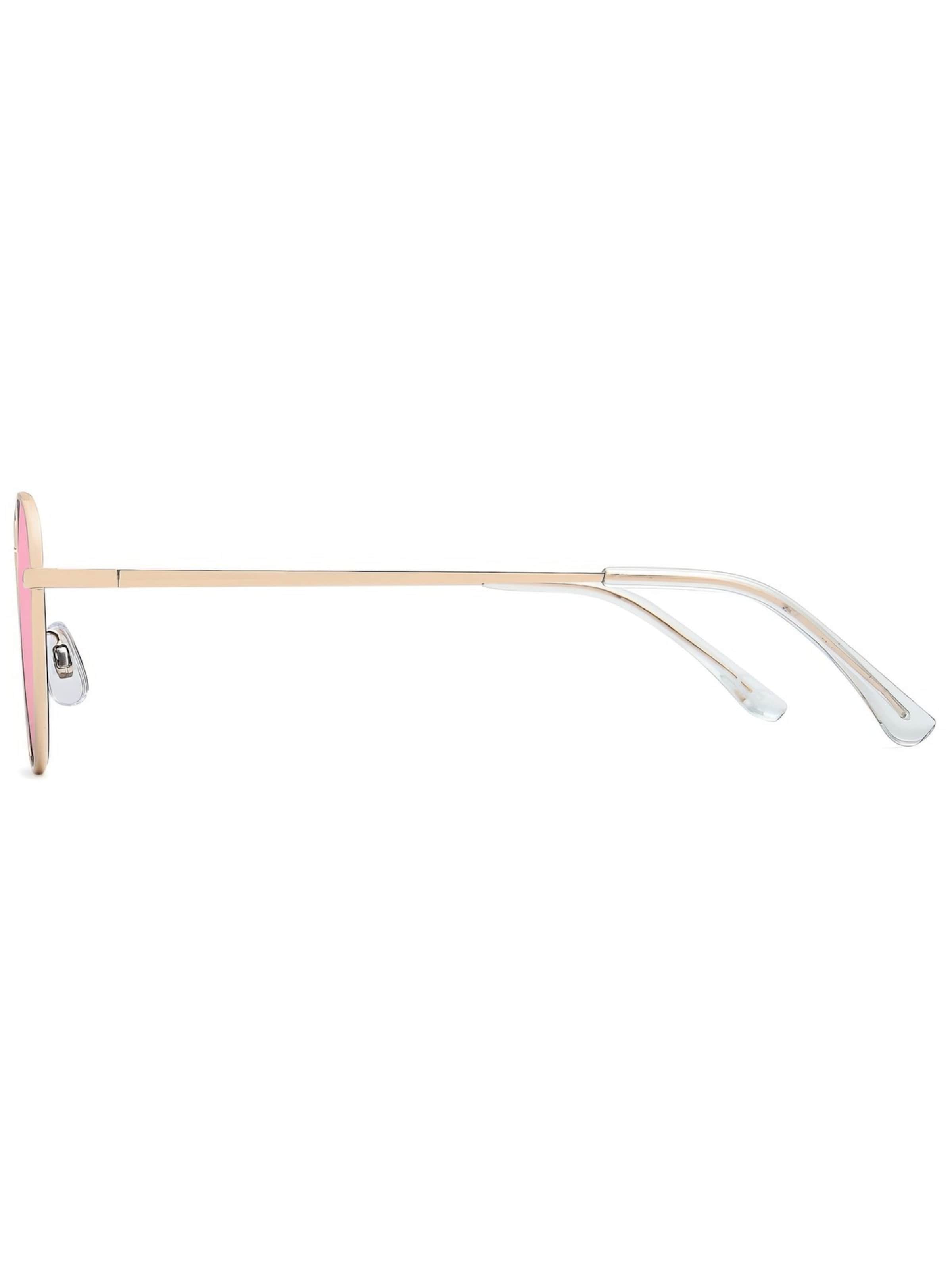 styleBREAKER Sonnenbrille 'Sonnenbrille Pantobrille rund'‌ in Pink