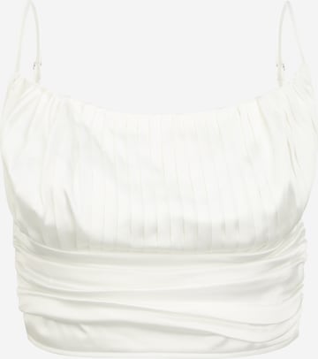 Missguided Petite Top in White: front