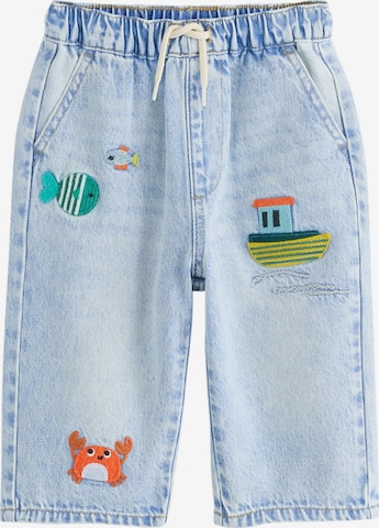 Next Baggy Jeans in Blau: Vorderseite