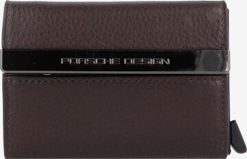 Porsche Design Wallet in Brown: front