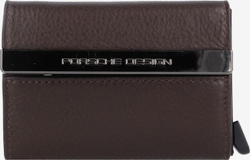 Porsche Design Wallet in Brown: front