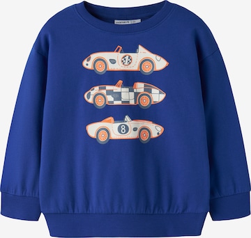 NAME ITSweater majica 'NMMVILDAR' - plava boja: prednji dio
