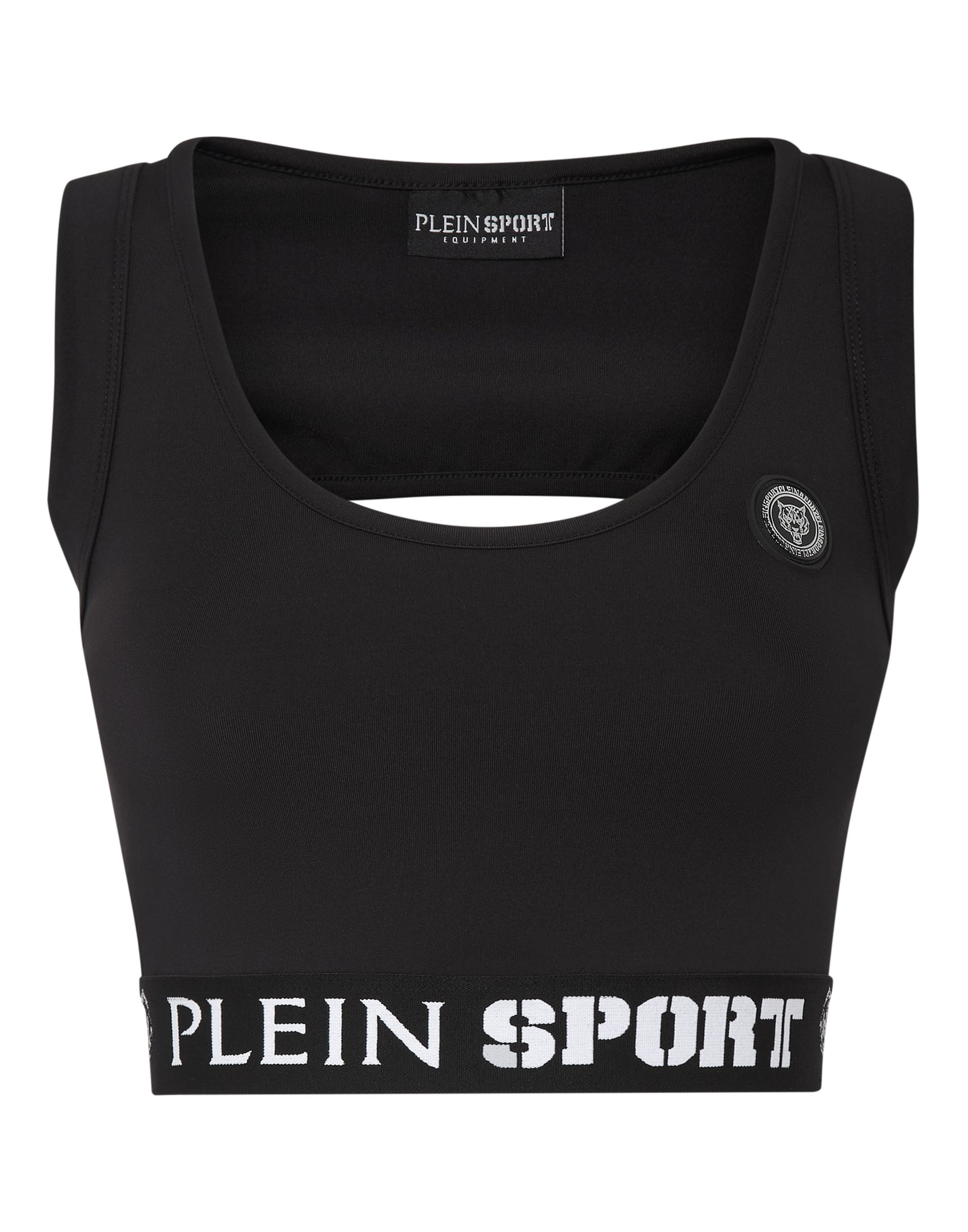 Plein Sport Top in de kleur Zwart, Productweergave