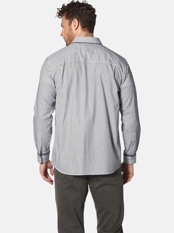 BABISTA Regular fit Button Up Shirt 'Stefzina' in Grey