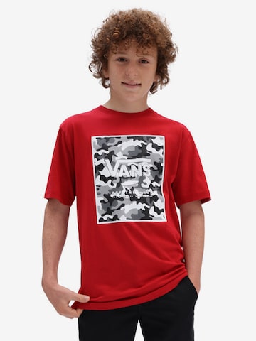 VANS T-Shirt 'PRINT BOX' in Rot: predná strana