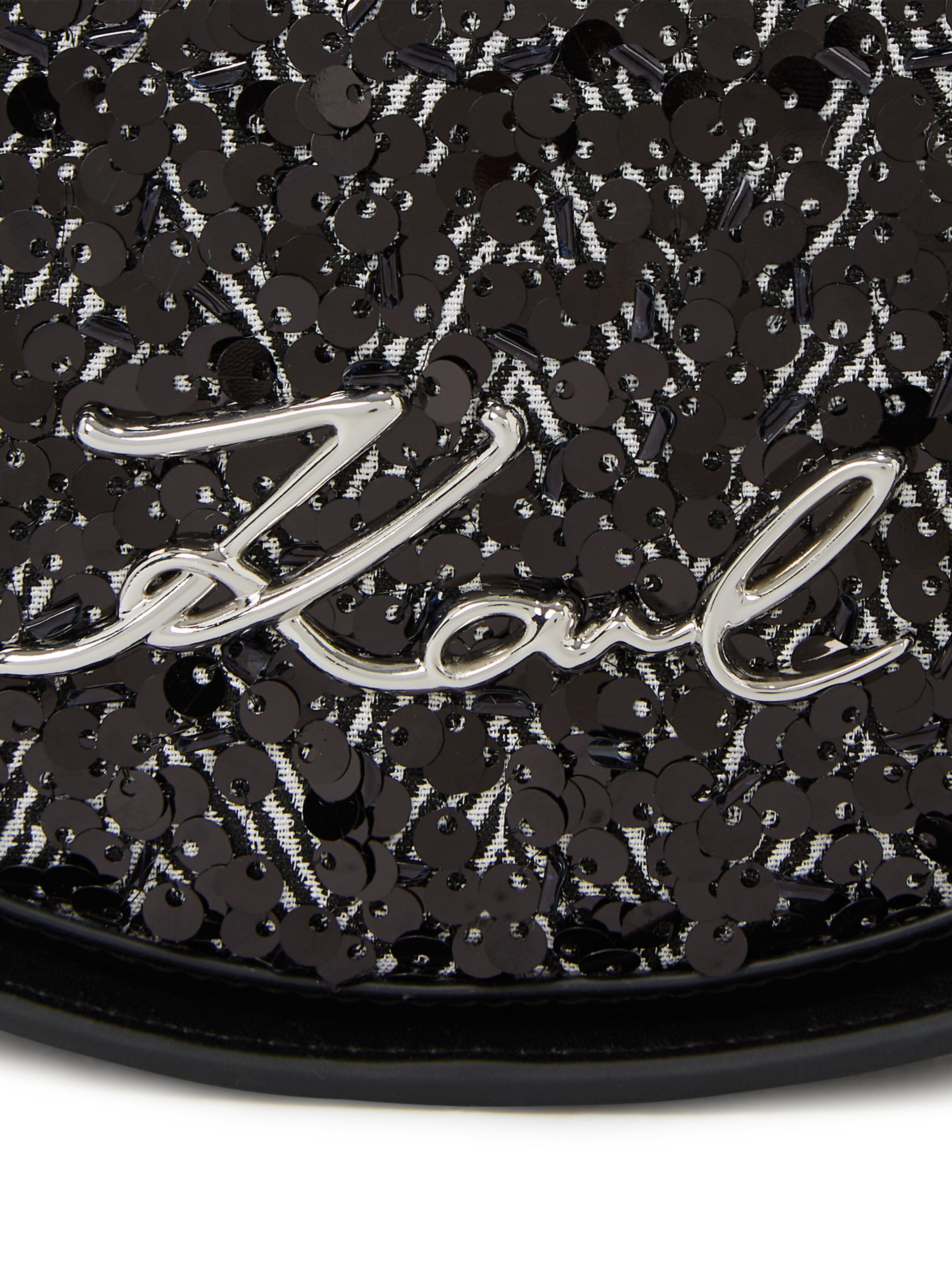 Karl Lagerfeld - Bolso de hombro en negro