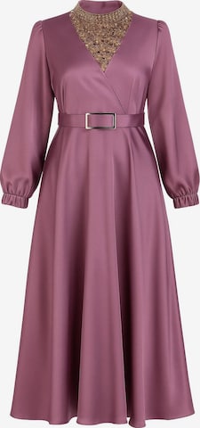 Robe de soirée MODAMIHRAM en rose : devant