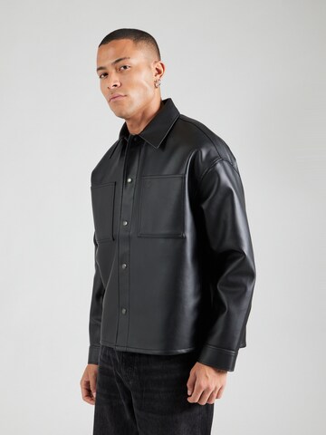 Veste mi-saison Calvin Klein Jeans en noir : devant