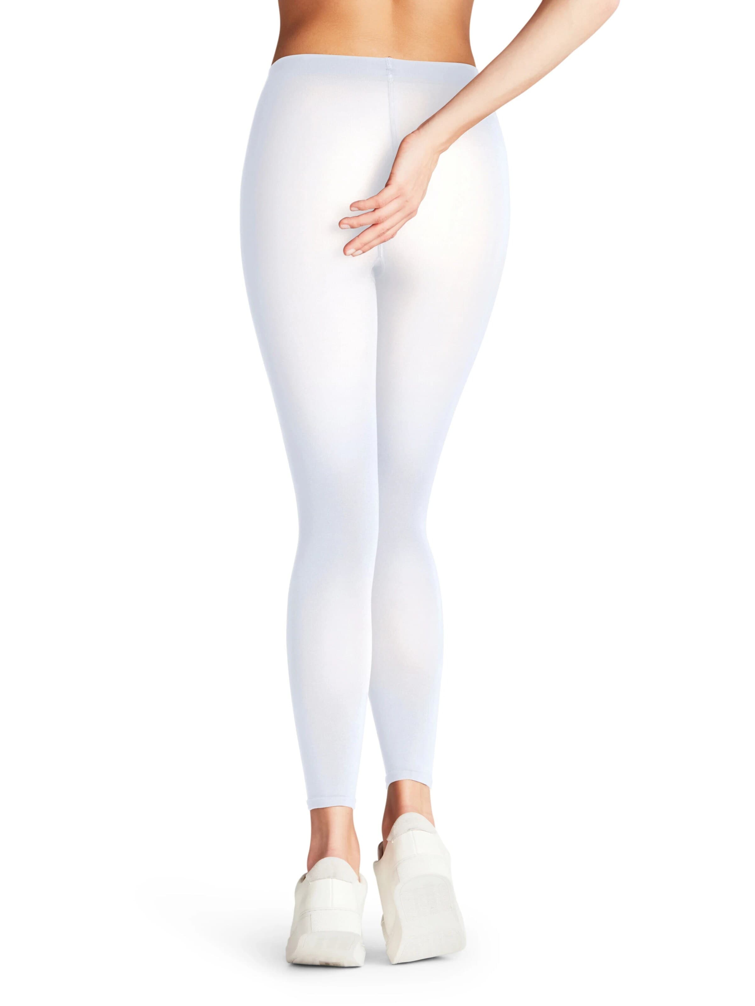 FALKE Slimfit Leggings 'Cotton Touch'‌‌‌‌‌ in Weiß