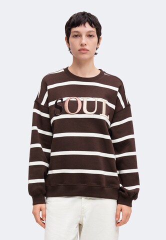 Smith&Soul Sweatshirt i brun: framsida