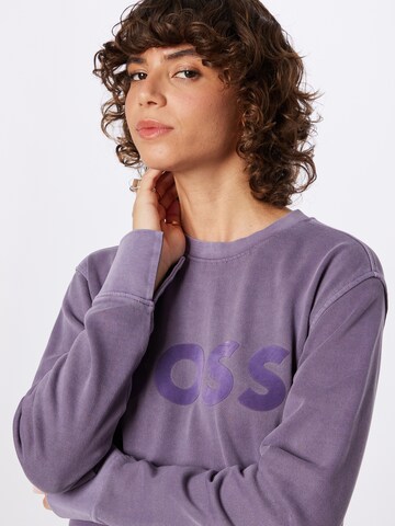 Sweat-shirt 'Elaboss' BOSS Orange en violet