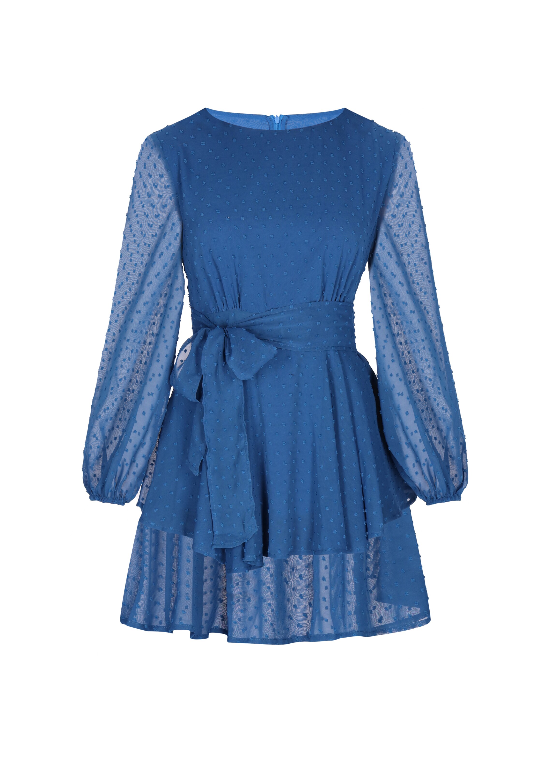 faina Kleid in Blau: Vorderseite