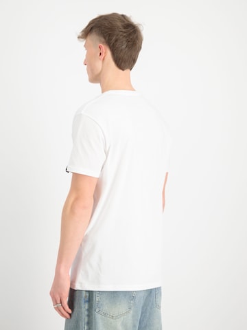 ALPHA INDUSTRIES Shirt 'Alpha Label PP'‌‌‌‌‌‌‌‌‌ in Weiß