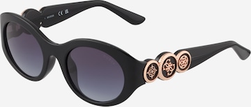 Lunettes de soleil GUESS en noir : devant