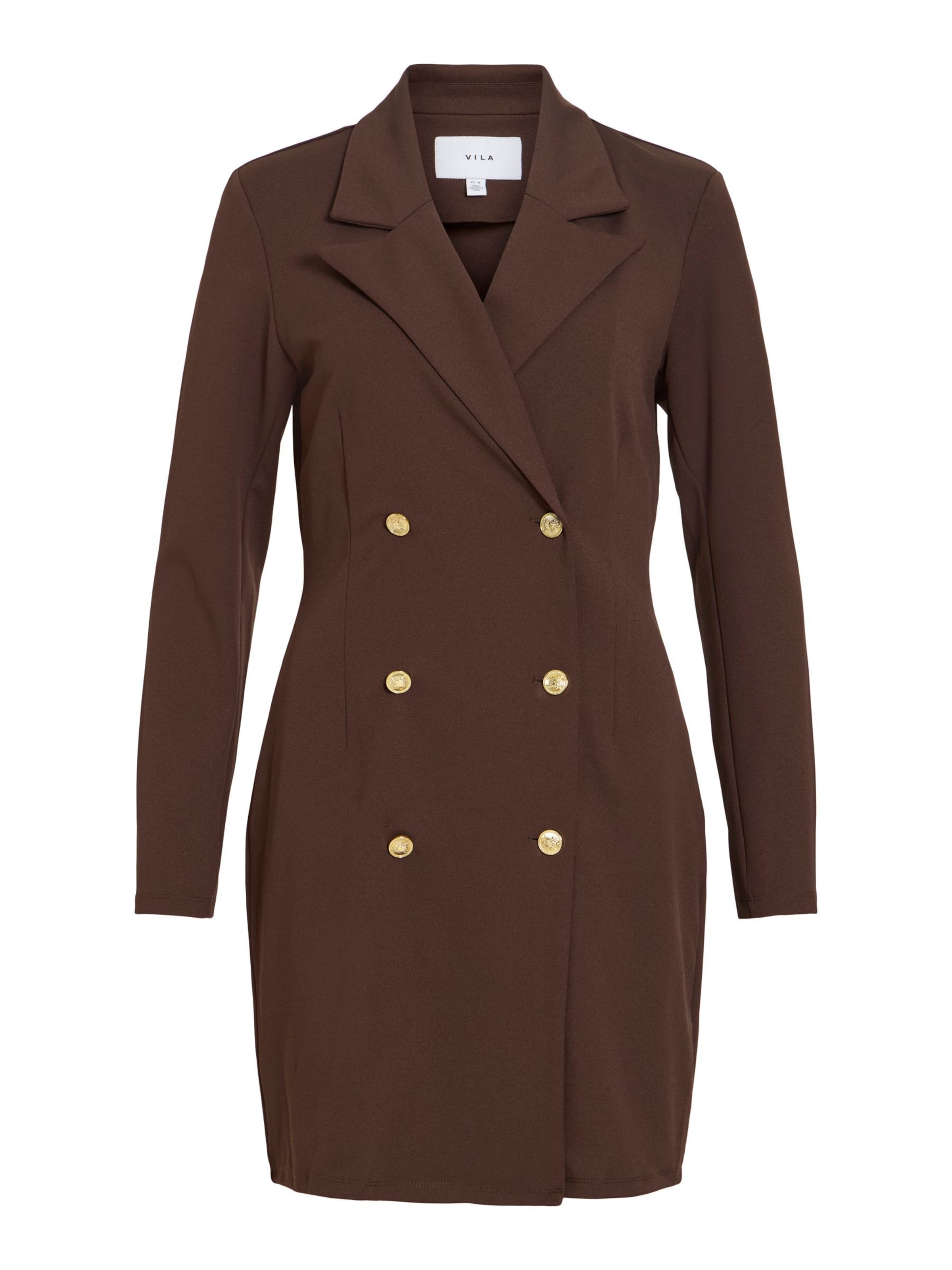 VILA Kjole 'VICLARA' i brun, Produktvisning