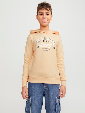 Jack & Jones Junior Majica | oranžna barva: sprednja stran