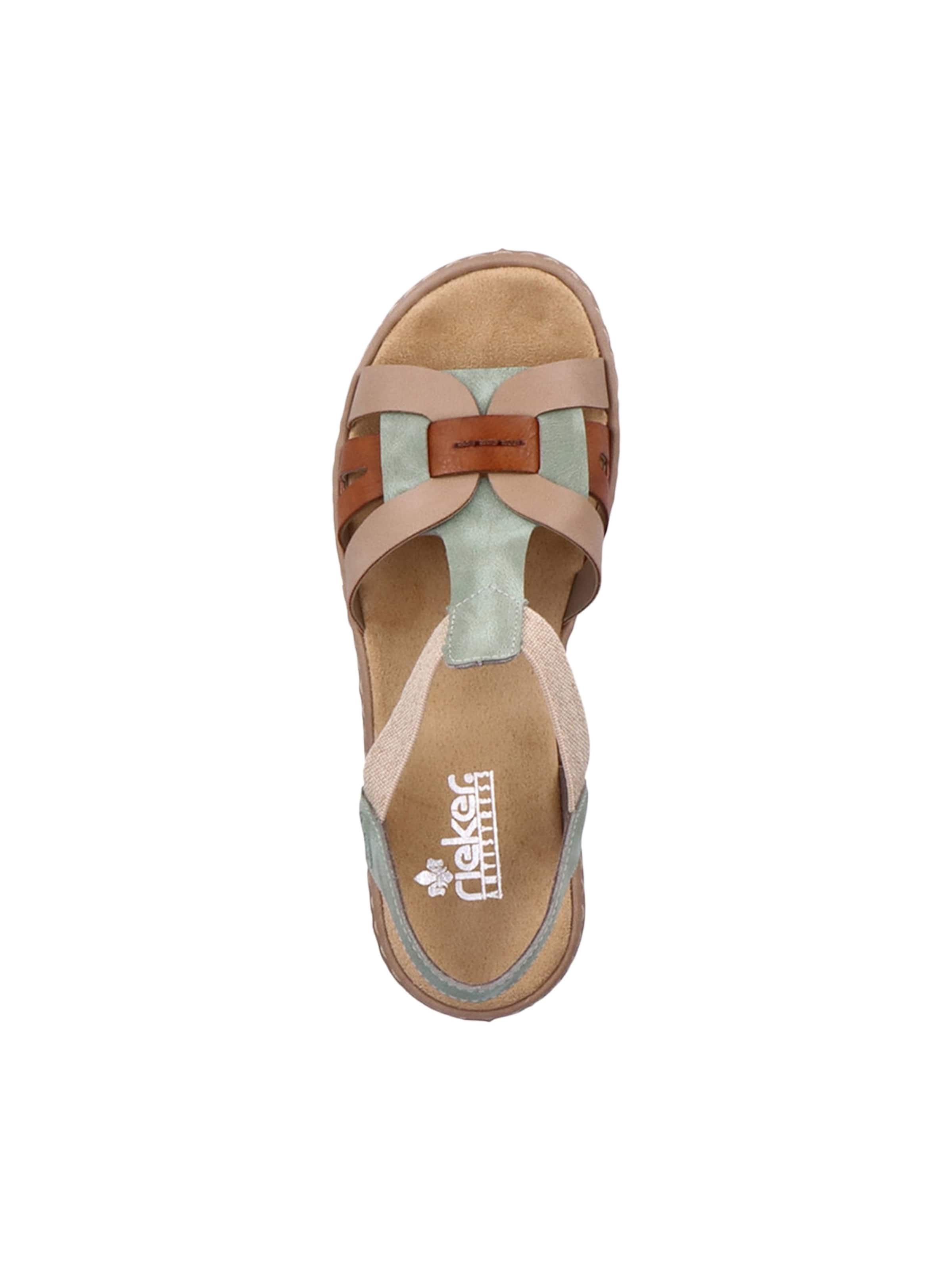 Rieker - Sandalias en verde