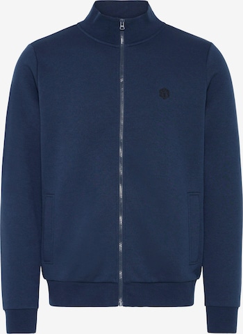 BLEND Sweatvest ' BHTomi ' in Blauw: voorkant