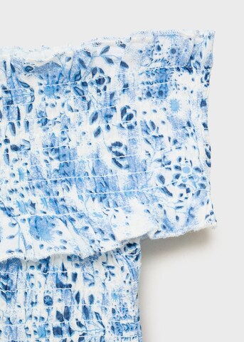 MANGO TEEN Top 'Tile' in Blau