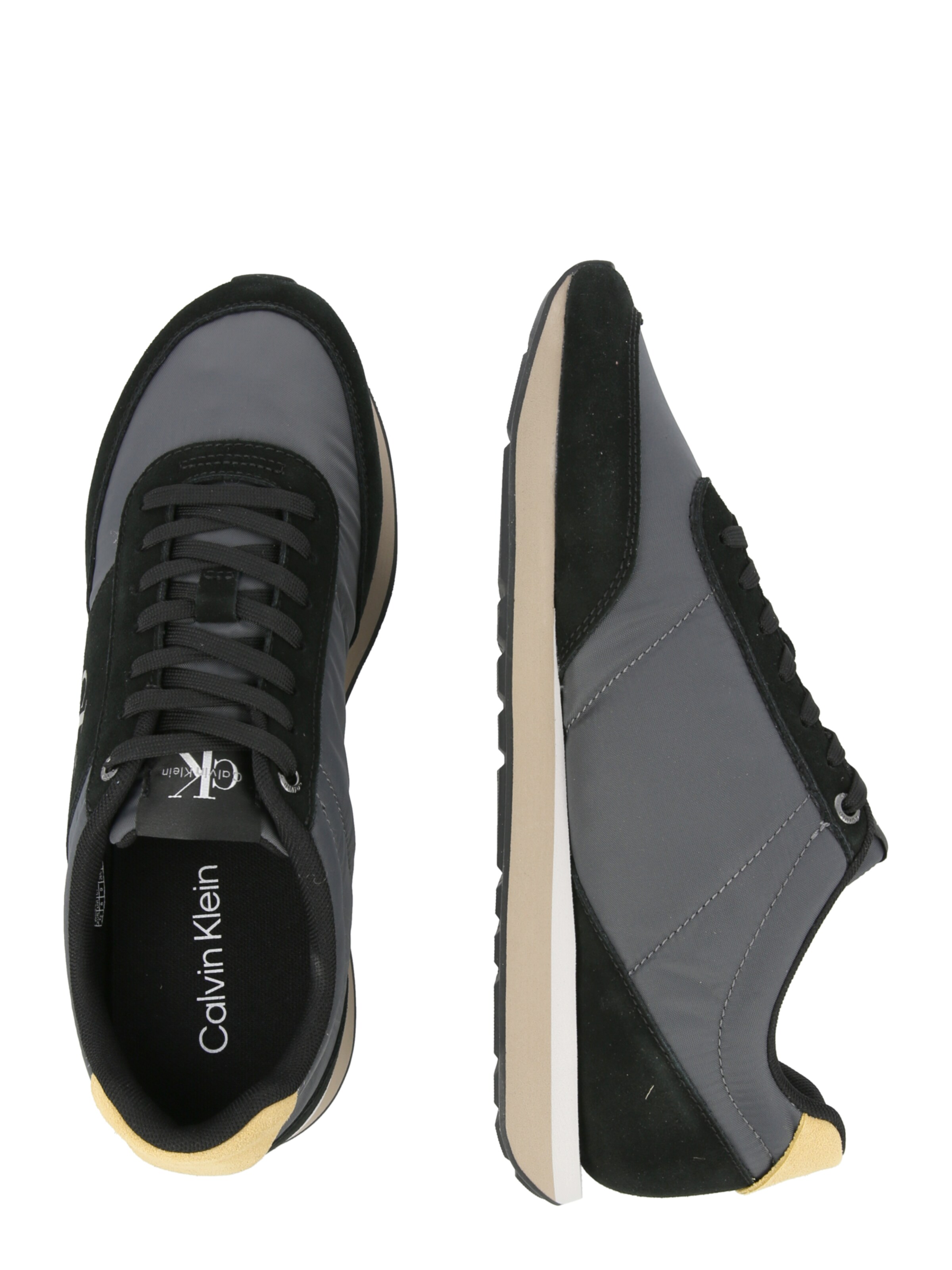 Calvin Klein Låg sneaker 'RETRO' i svart