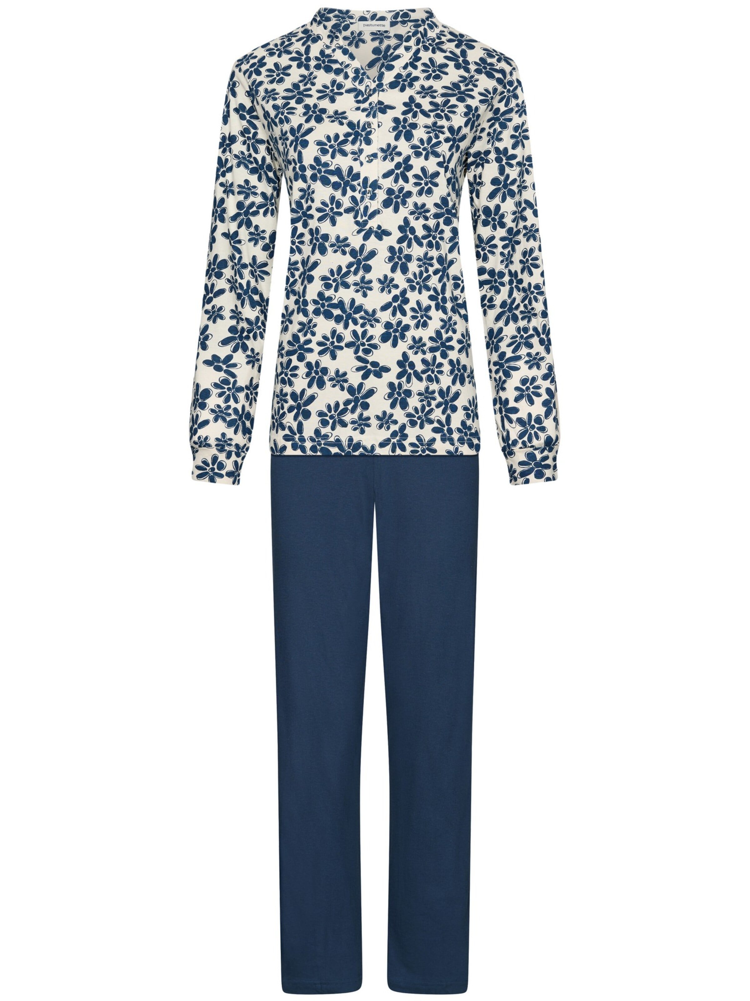 Pastunette Pyjama‌‌‌‌‌‌‌‌ in Blau: Vorderseite