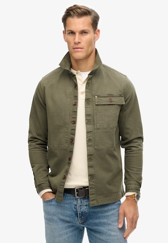 Superdry Between-season jacket 'The Merchant Store' in Green: front