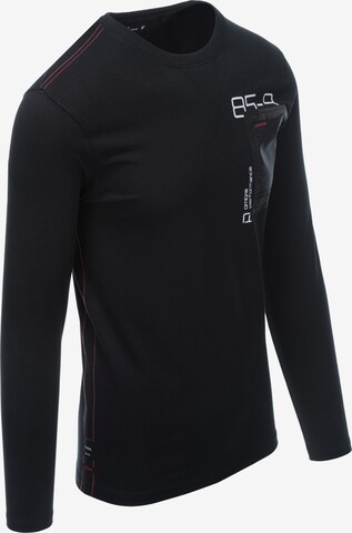 Ombre Shirt 'L130' in Zwart