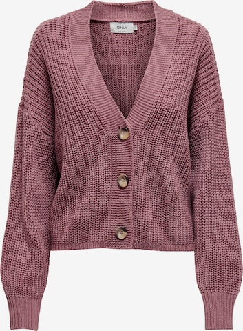 ONLY Knit Cardigan 'Carol' in Pink: front