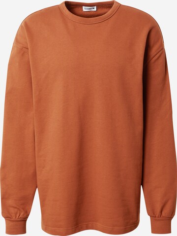 ABOUT YOU Limited Sweatshirt 'Luca' in Brown: front