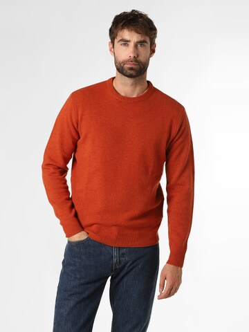 Andrew James Pullover in Orange: Vorderseite